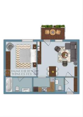 2_Zimmer_Wohnung_-_2__Obergeschoss - 