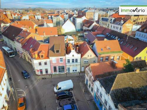 Luftaufnahme 2 - 7 Zimmer Mehrfamilienhaus, Wohnhaus in Burg