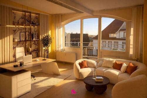 Beispielhafte Nutzung (KI) - Ideal für Ihr Business: Work Space mit Weitblick & Balkon - für Büro, Coaching oder Studio