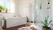 Badezimmer mit Sauna - 
