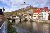und in zwei Minuten sind Sie am Neckar... - 