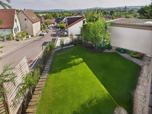 Blick vom Balkon (Garten gestaged) - 