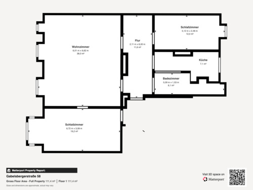 Gabelsbergerstr. 58 3 Zimmer - 