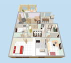 Obergeschoss 3D - 