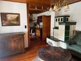 Wohnzimmer mit Kachelofen - 