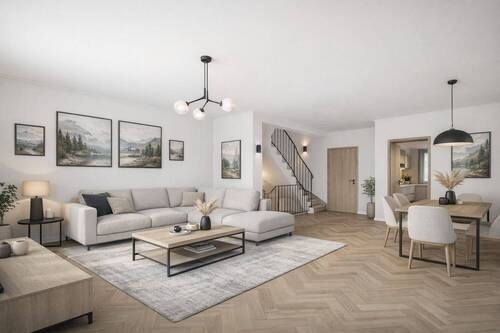 Wohnen/Essen - KI-Visualisierung - Doppelhaushälfte mit 139,00 m&sup2; in Neuss zum Kaufen