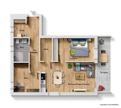 Wohnung 10 - 3 Zimmer Etagenwohnung zum Kaufen in Gütersloh
