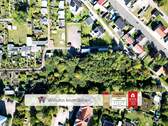Luftbild - 5354 m² Baugrundstück mit positiver Voranfrage! Ruhig, Süd-Ausrichtung, ehemalige Gärtnerei