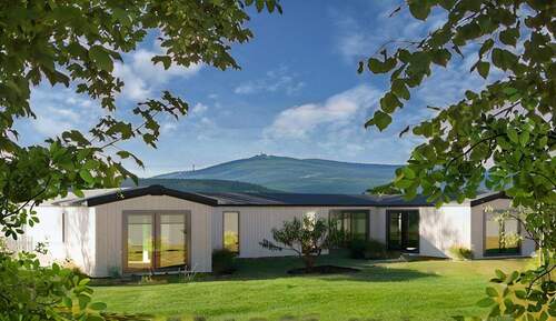 Winkelbungalow als Doppelhaus (Musterhaus) - Zwei moderne, neue Winkelbungalows als Doppelhaus mit klarem Preisvorteil - inkl. Grundstück