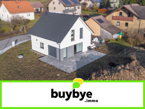 titelbild - Sondheim-Stetten: KfW-55-Einfamilienhaus mit großem Grundstück