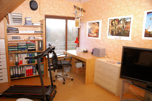 Arbeitszimmer im Dachgeschoss - 