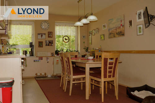 Wohnküche mit Einbauküche - 