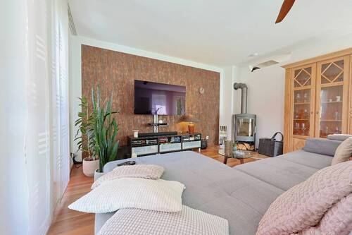 Wohnbereich mit Kaminofen - 