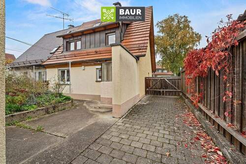 Außenbereich - Doppelhaushälfte mit 97,10 m² in Langenau zum Kaufen