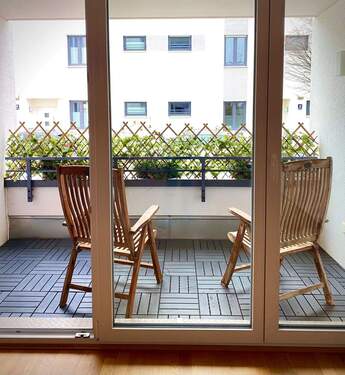 Ausblick vom Balkon - 