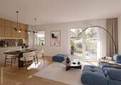 Wohnzimmer + Essbereich Deichhaus WE 036 - 