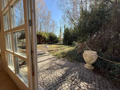 Blick auf die Terrasse - 