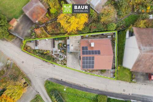 Luftbild - Einfamilienhaus mit 124,00 m² in Langenau zum Kaufen