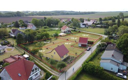 Luftbild - Grundstück zum Kaufen in Am Salzhaff- Teßmannsdorf