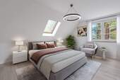 Visualisierung: Schlafzimmer. - 7 Zimmer Mehrfamilienhaus, Wohnhaus in Berlin