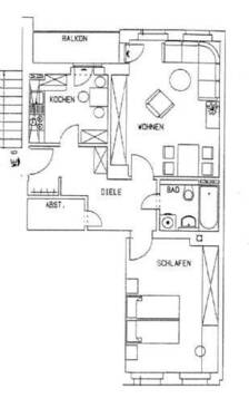 Bild 9 - 2 Zimmer Etagenwohnung zur Miete in Chemnitz