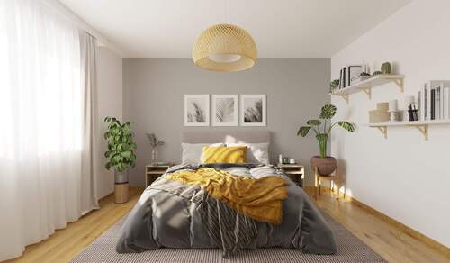 Im komfortablen Schlafzimmer erwartet Sie beste Er - 