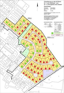 2026.03.23 noch zu verkaufen_Parzellierungsplan Groß Stieten - Grundstück in Groß Stieten