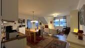 Wohn- Essbereich mit offener Küche - Etagenwohnung mit 62,90 m&sup2; in Ostseebad Nienhagen zum Kaufen