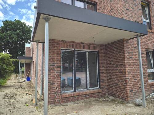 Whg. 4 überdachte Terrasse - 2 Zimmer Etagenwohnung zur Miete in Saterland / OT Scharrel