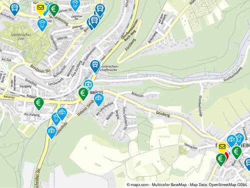 Geolyzer Kartenausschnitt - 