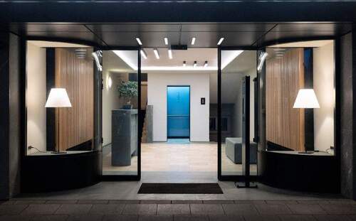 Außenansicht Eingang - VALENTYNS ein well-being Boutique Offices, private Büros, Gym, Spa, Full-Service - All-in-Miete