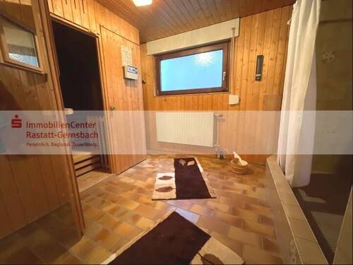Sauna mit Dusche im UG - 