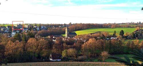 Fernsicht auf das Haus - 4-Zimmerwohnung in Top-Lage in Düssel