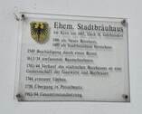 Plakette außen am Haus - 