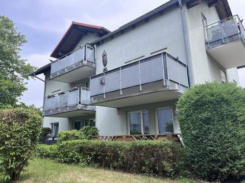 Balkon Ausblick - 3 Zimmer Etagenwohnung in Geithain