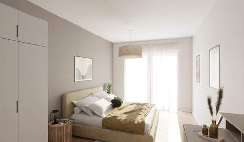 Lichtdurchflutetes und komfortables Schlafzimmer - 2 Zimmer Etagenwohnung zum Kaufen in Germersheim