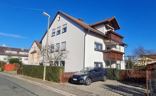 Südansicht - TOP gepflegte 4 Zimmer EG-Wohnung mit Terrasse in guter Lage von 90547 Stein-Deutenbach