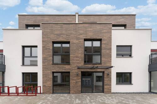 Aussenansicht - Neubau - Moderne 3-Zimmer-Wohnung mit hochwertiger Ausstattung im Amselquartier WE B.05