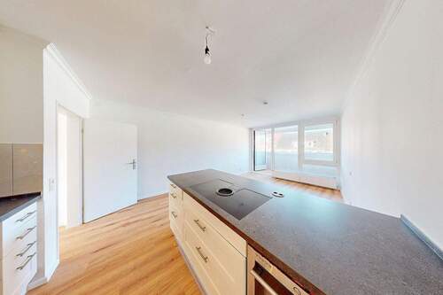 Blick in den Wohnbereich - 1 Zimmer Etagenwohnung zum Kaufen in Hamburg