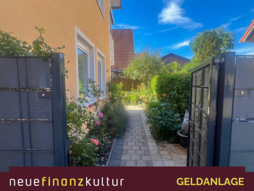 Garten - Freistehendes Einfamilienhaus mit Dachterrasse & Garten in Münsingen