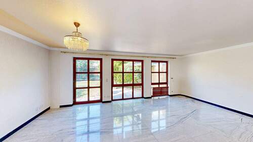 Wohnzimmer im EG - 6 Zimmer Doppelhaushälfte in Margetshöchheim