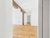 Wohnraum mit Küche - Etagenwohnung mit 100,00 m&sup2; in Amberg zur Miete