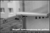Balkonverglasung offen - 