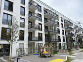 Gebäude Hofseite - Neubau, 2-Zimmer Wohnung in München-Neuhausen von privat mit Tiefgaragen-Stellplatz