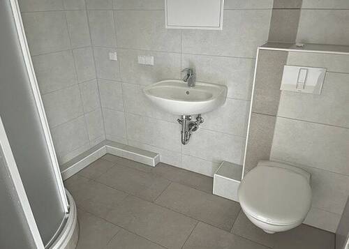 Bad mit Dusche - 