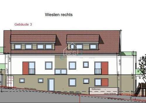 Ansicht Westen rechts - 