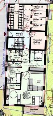 Kellergeschoss Gebäude 3 - 