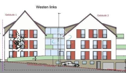 Ansicht Westen links - 