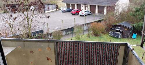 Aussicht Balkon - 3 Zimmer Etagenwohnung in Kitzingen