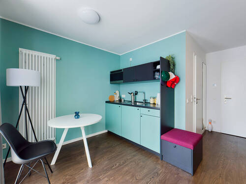 Küche - Etagenwohnung mit 18,90 m² in Berlin zur Miete